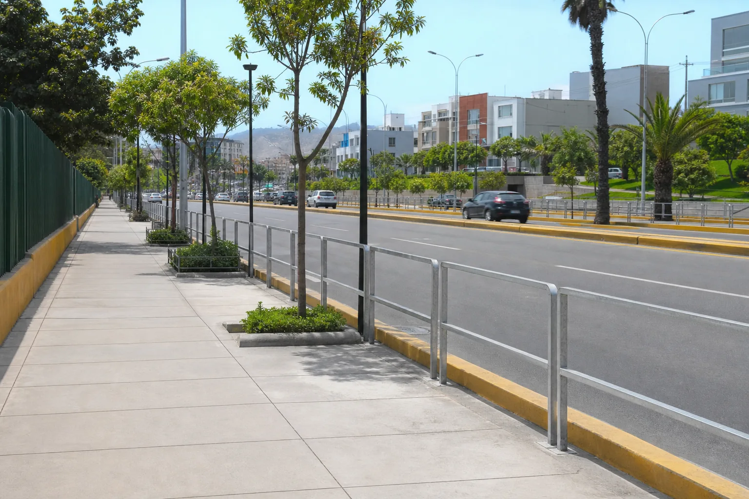 Square & Rectangular Steel Tubes Galvanized square tube urban guardrail